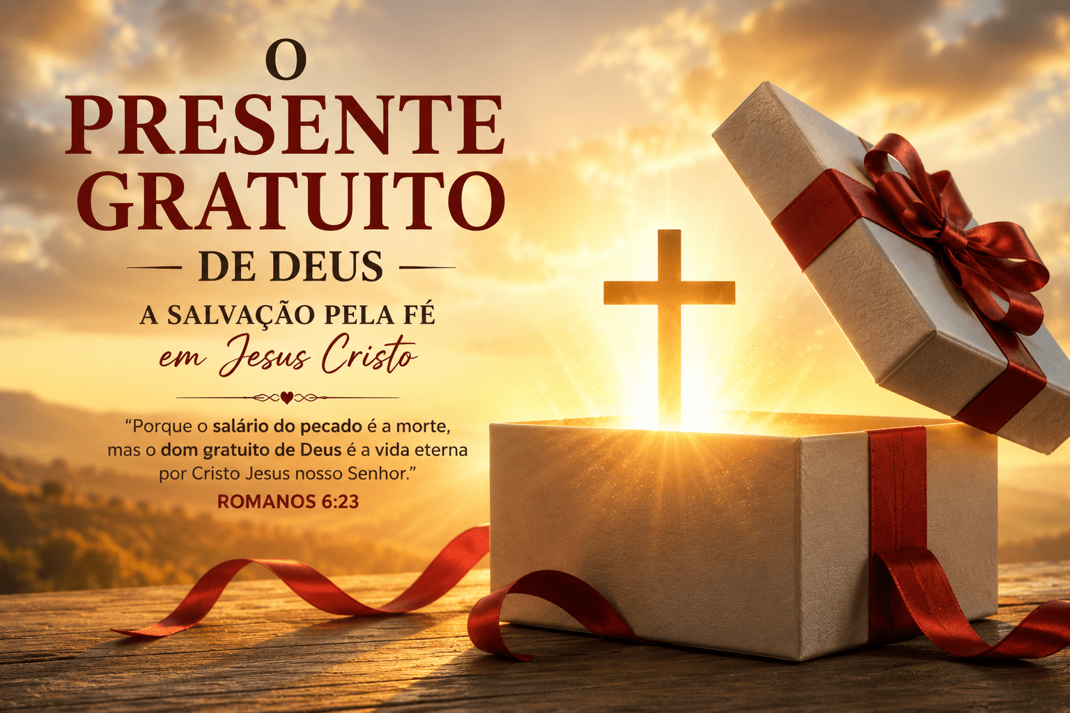 O dom gratuito de Deus — Jesus Cristo, o presente perfeito para a humanidade