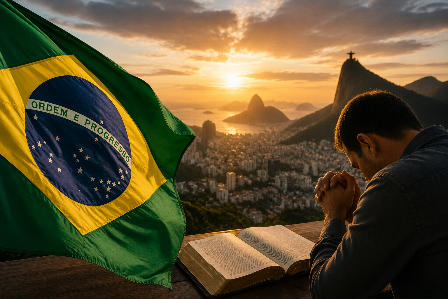 Ore pelo Brasil — fé, oração e esperança para a nação brasileira